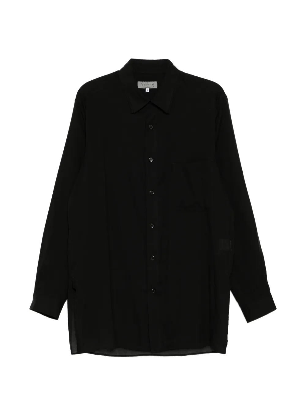 Yohji Yamamoto long-sleeve shirt - Nero