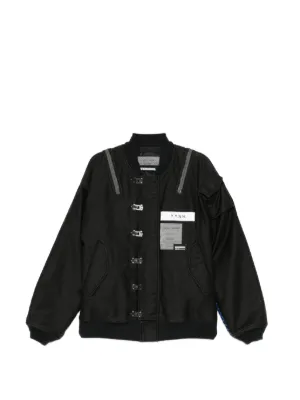 Comme Des Garçons Homme サテン ボンバージャケット | ブラック