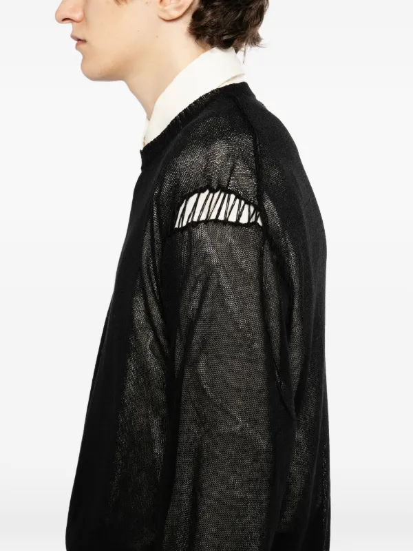 Yohji Yamamoto メッシュ Tシャツ | ブラック | FARFETCH JP