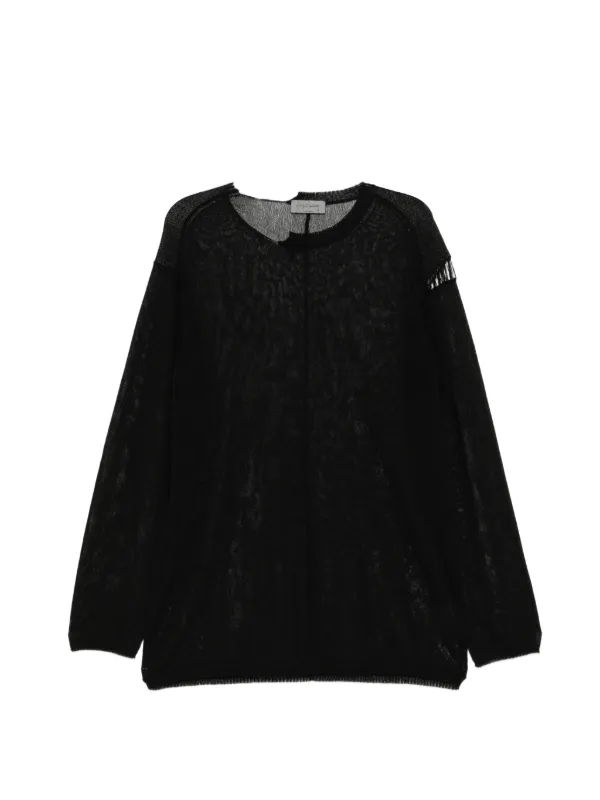 Yohji Yamamotoメッシュシャツ Yohji Yamamoto メッシュ Tシャツ | ブラック | FARFETCH JP