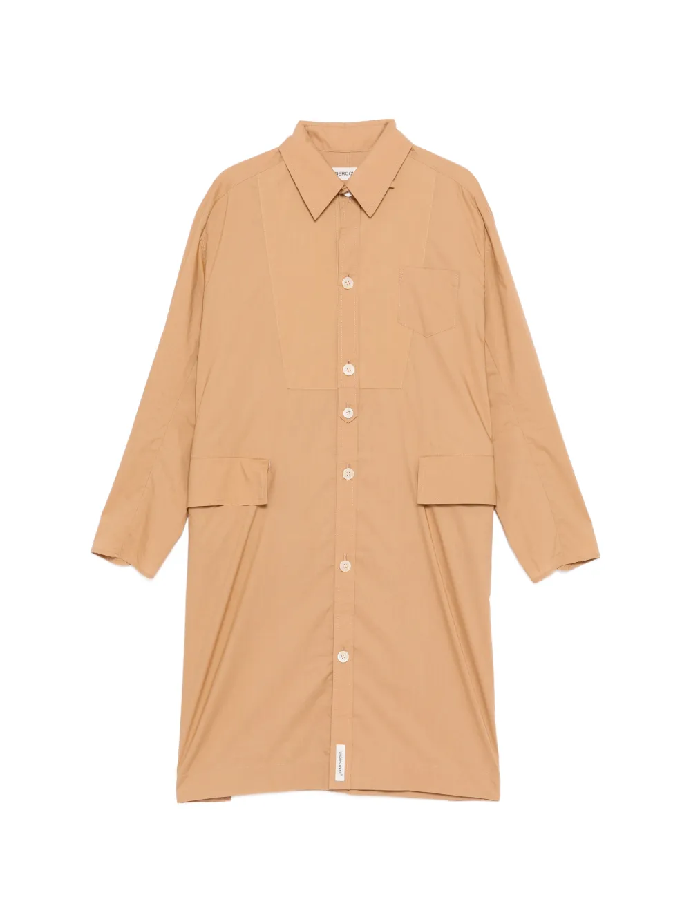 Undercover pocket panelled shirt - Toni neutri