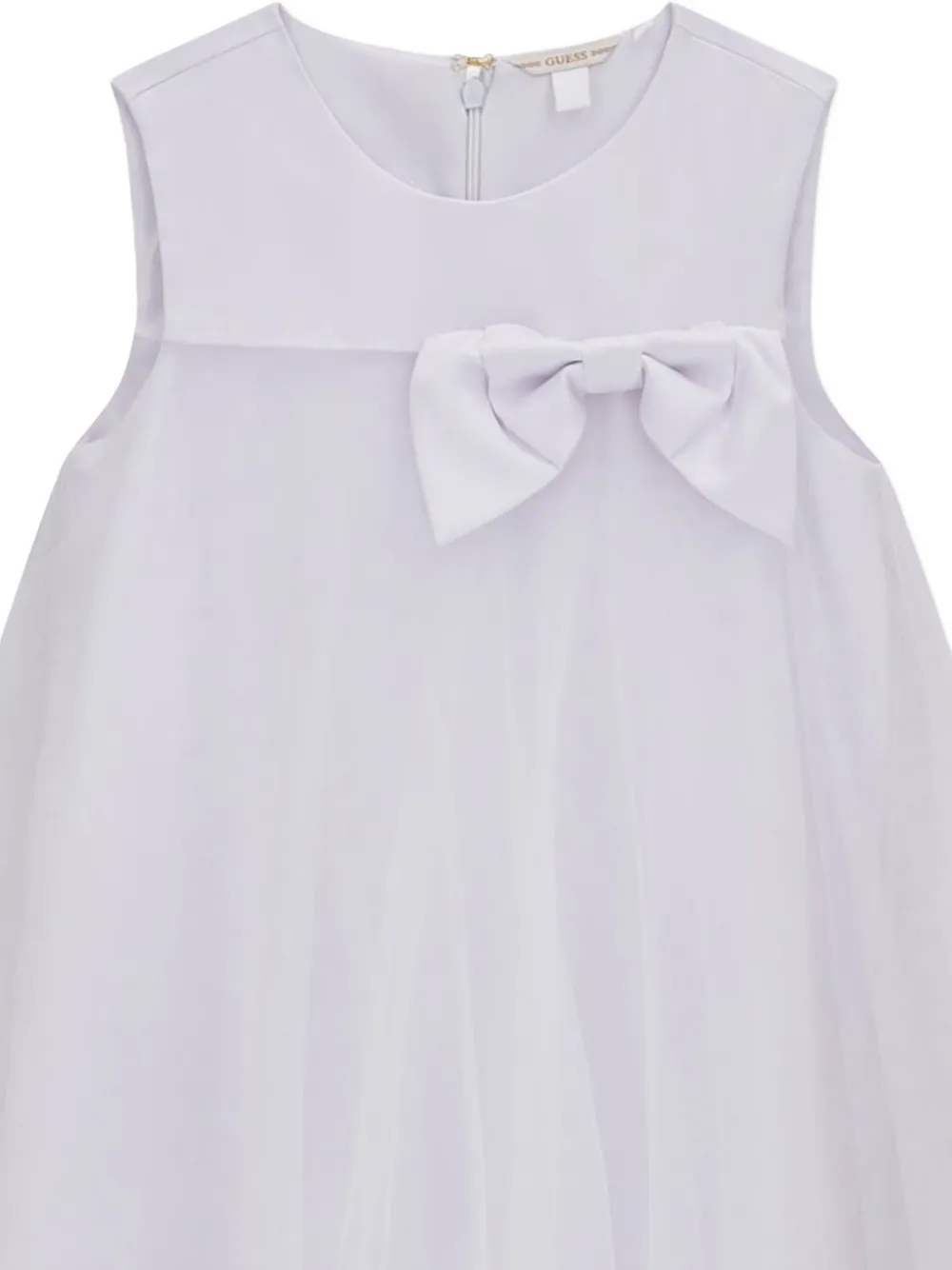Bow-Detail Layered Dress