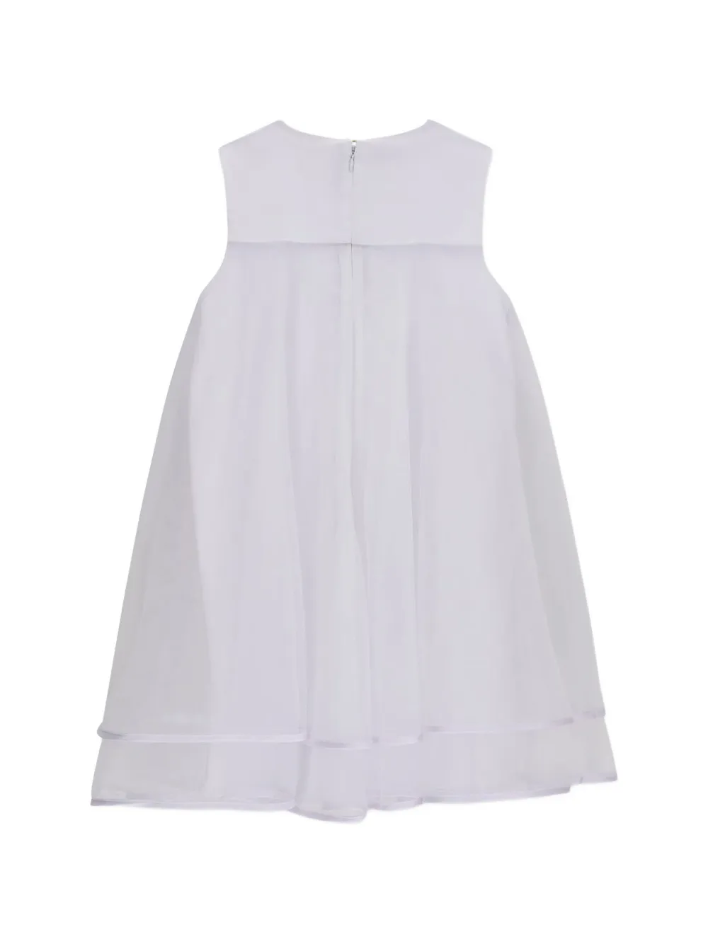 Bow-Detail Layered Dress