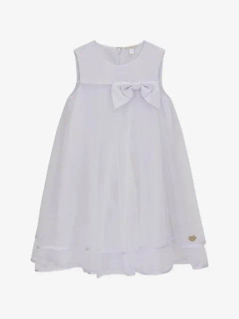 guess kids vestido a capas con detalle de moño