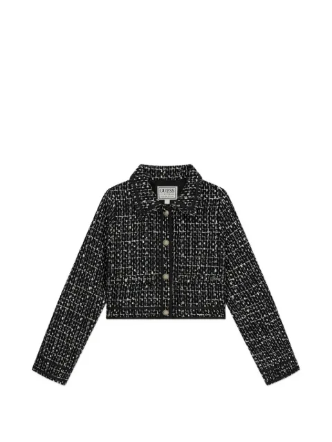 guess kids button-fastening jacket