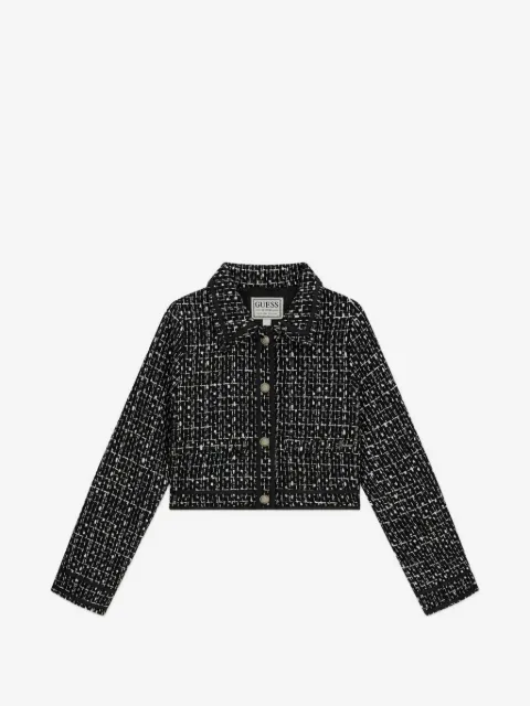 guess kids button-fastening jacket