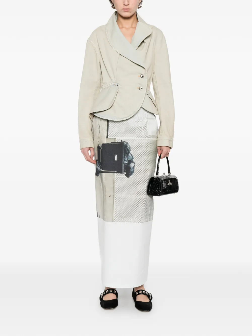 Vivienne Westwood Asymmetrisch jack Blauw