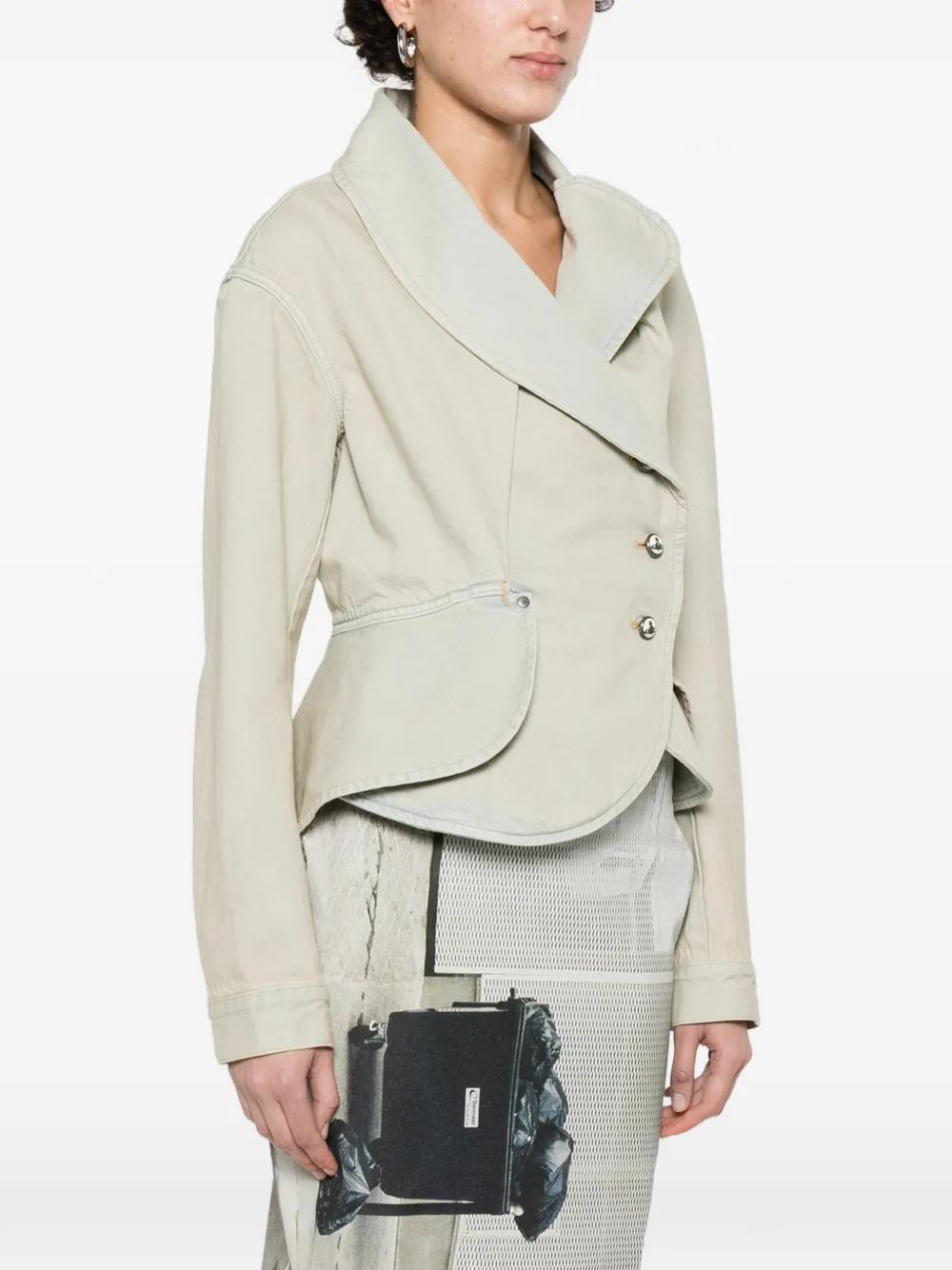 Vivienne Westwood Asymmetrisch jack Blauw