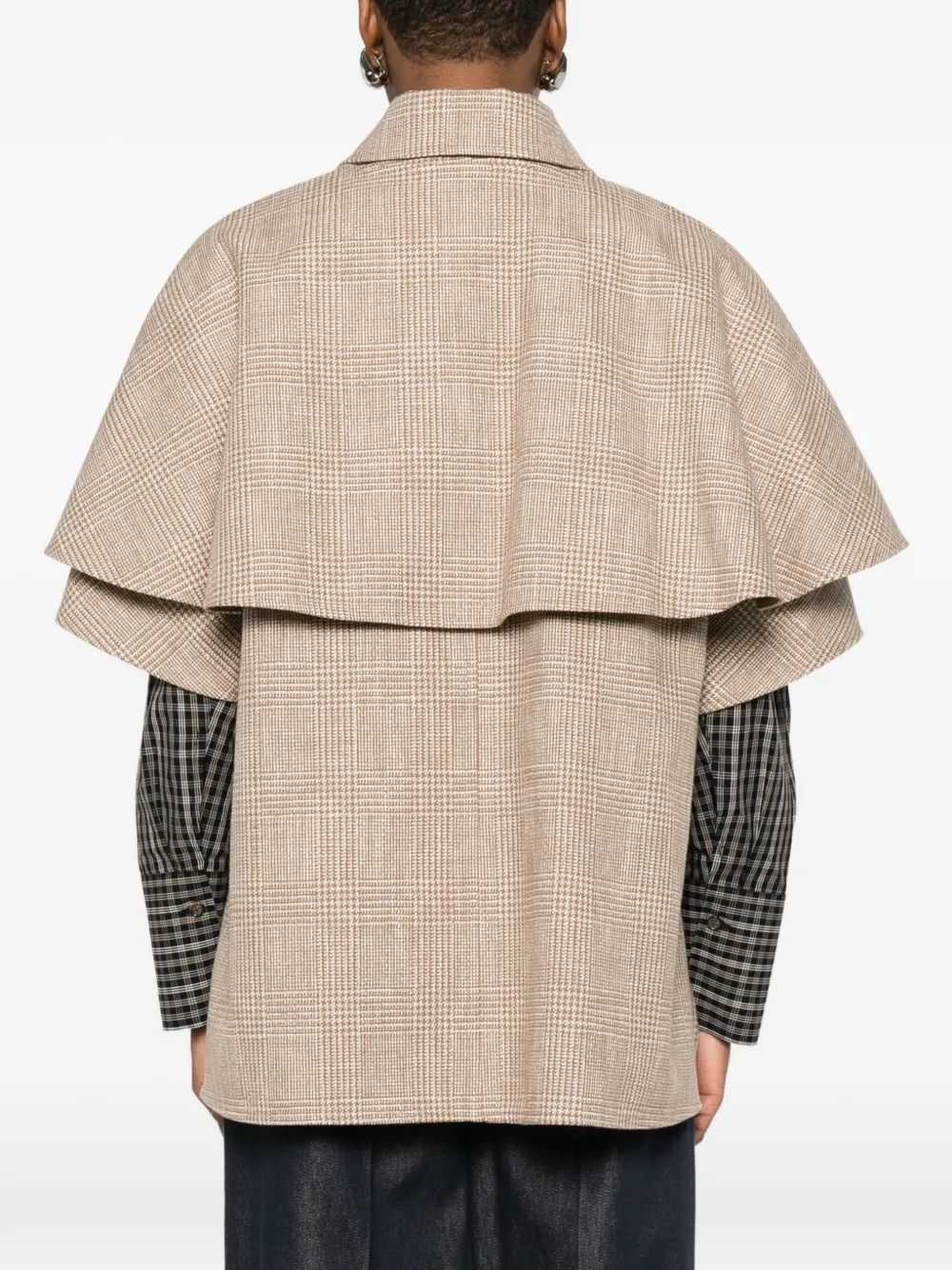 Max Mara Cape met ceintuur Beige