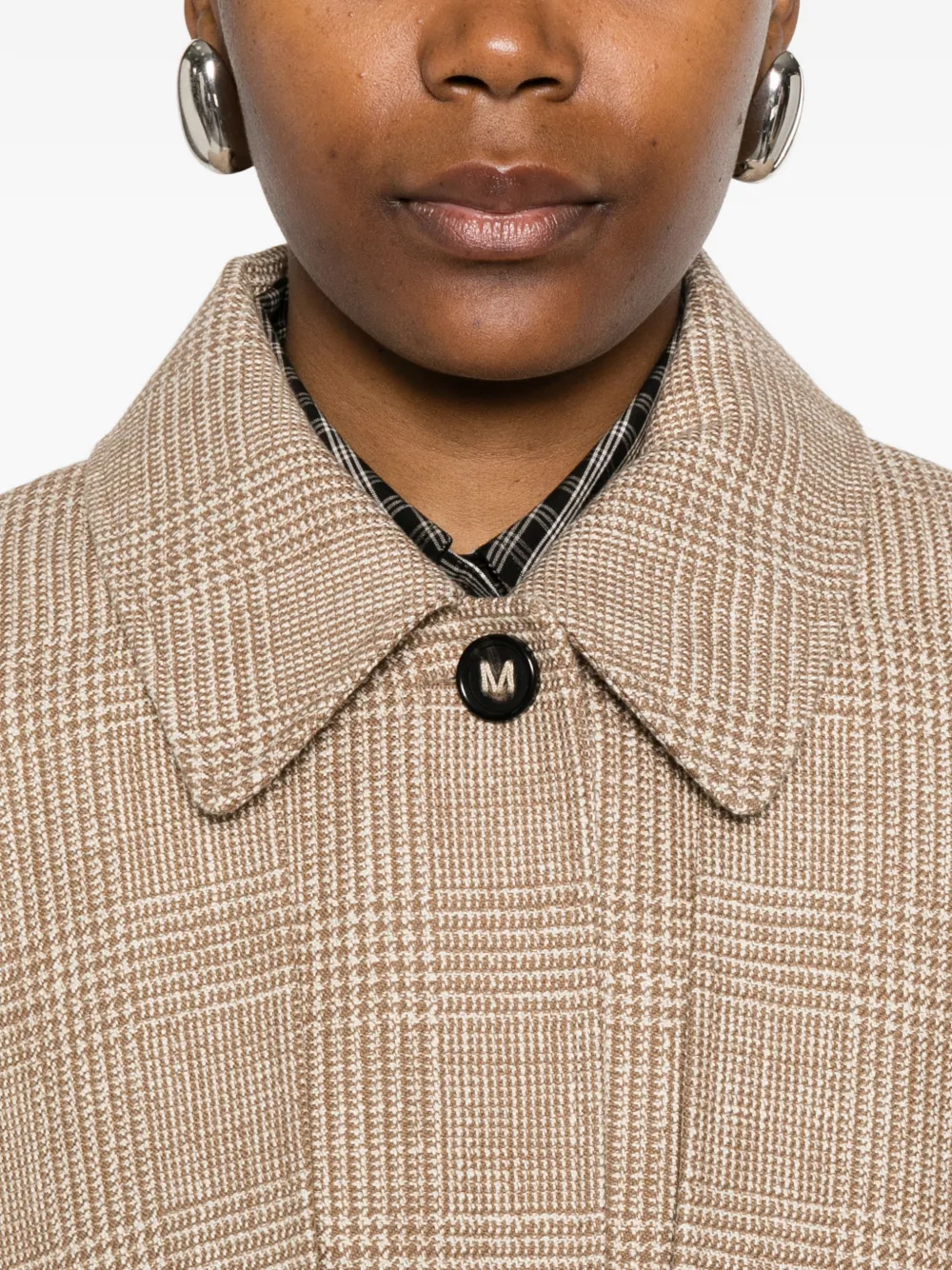 Max Mara Cape met ceintuur Beige