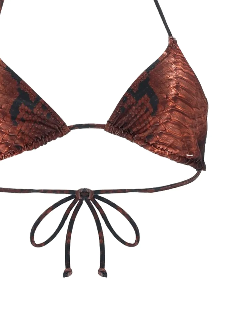 Jean Paul Gaultier Printed Bikini - Brown 