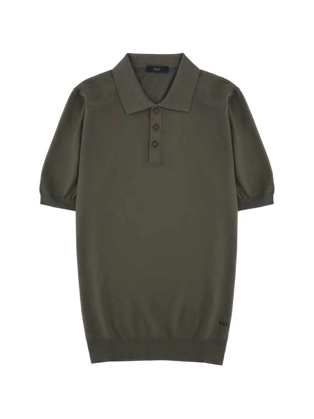 Fay short-sleeve polo shirt - Verde