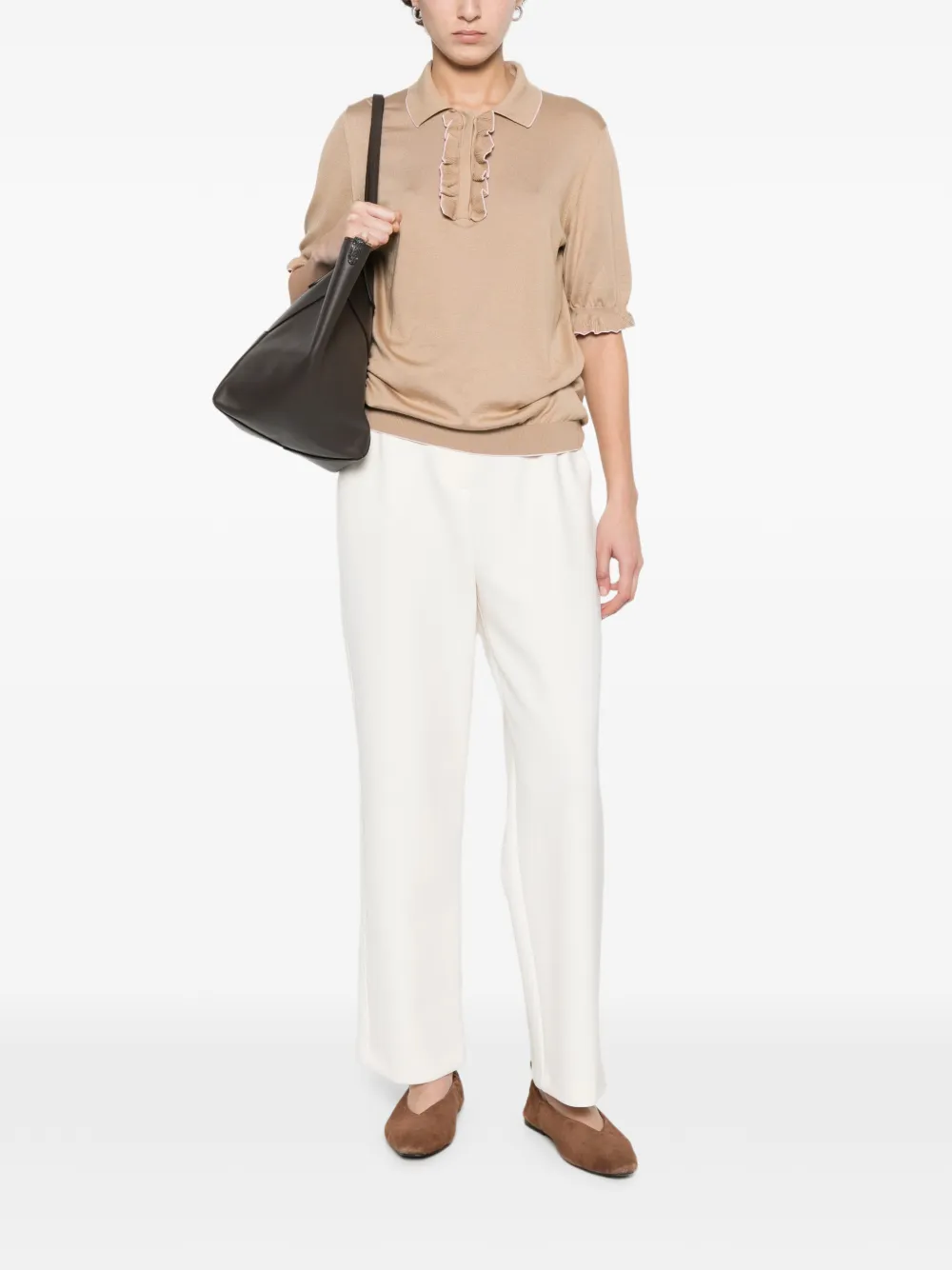  Max Mara Mxpelegia Trousers - Neutrals 