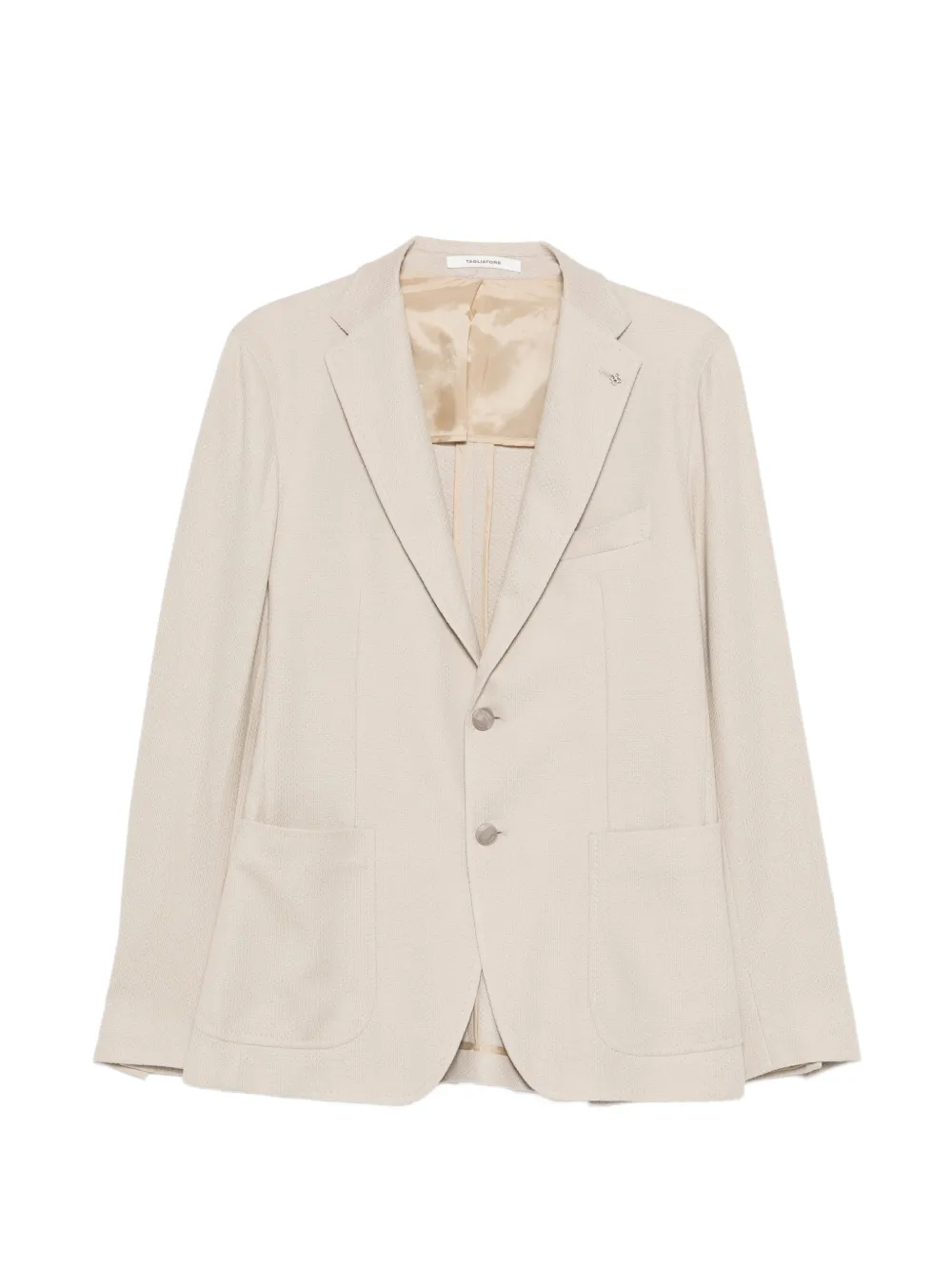 Tagliatore textured two-button blazer - Neutrals