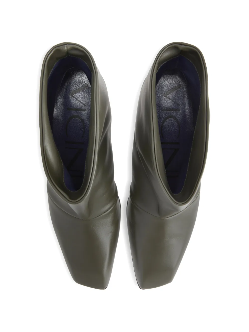 Vicini Enkellaarzen met vierkante neus Groen