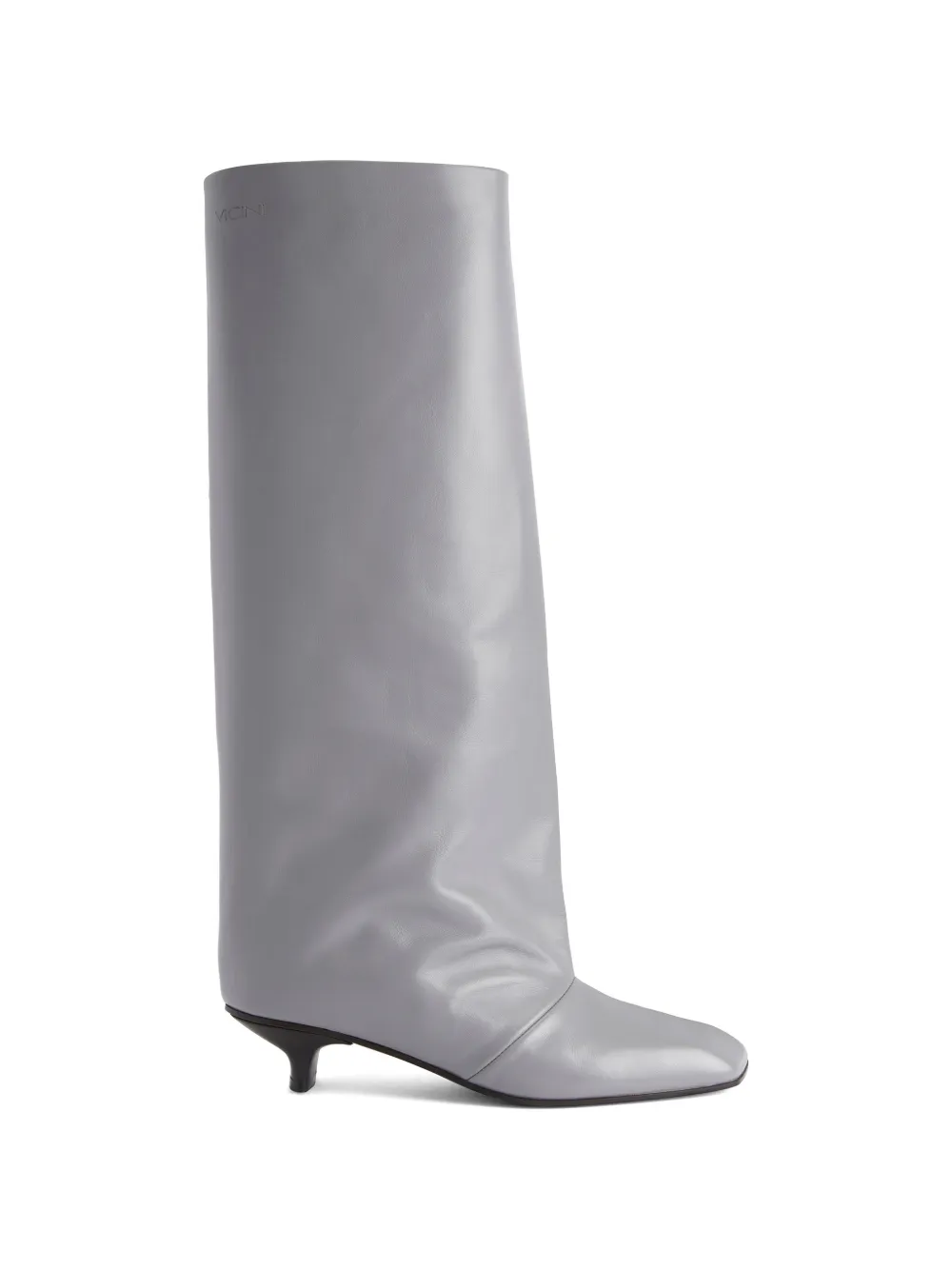 Vicini square-toe tube knee-high boots - Grigio