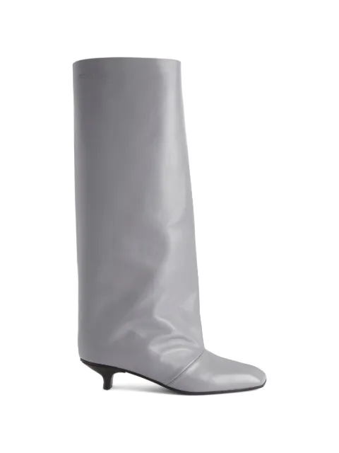Vicini square-toe tube knee-high boots