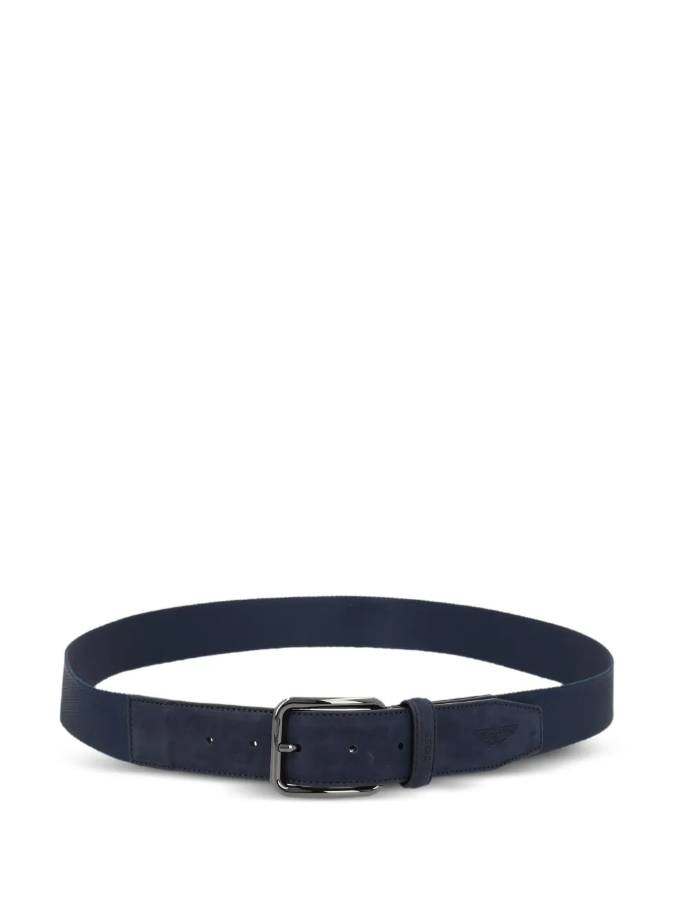 BOSS x Aston Martin logo-print belt - Blu