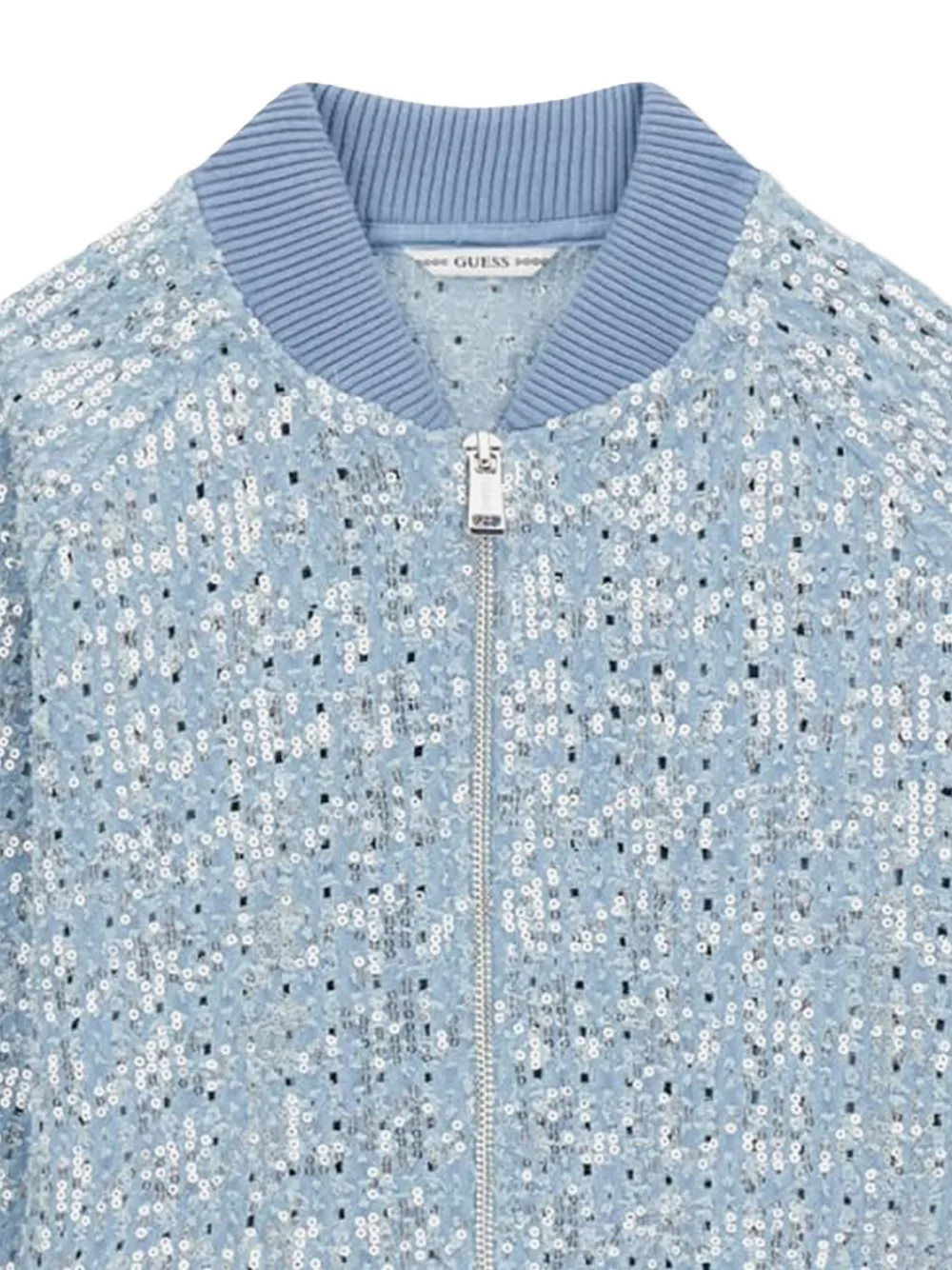 guess kids Bomberjack met pailletten Blauw