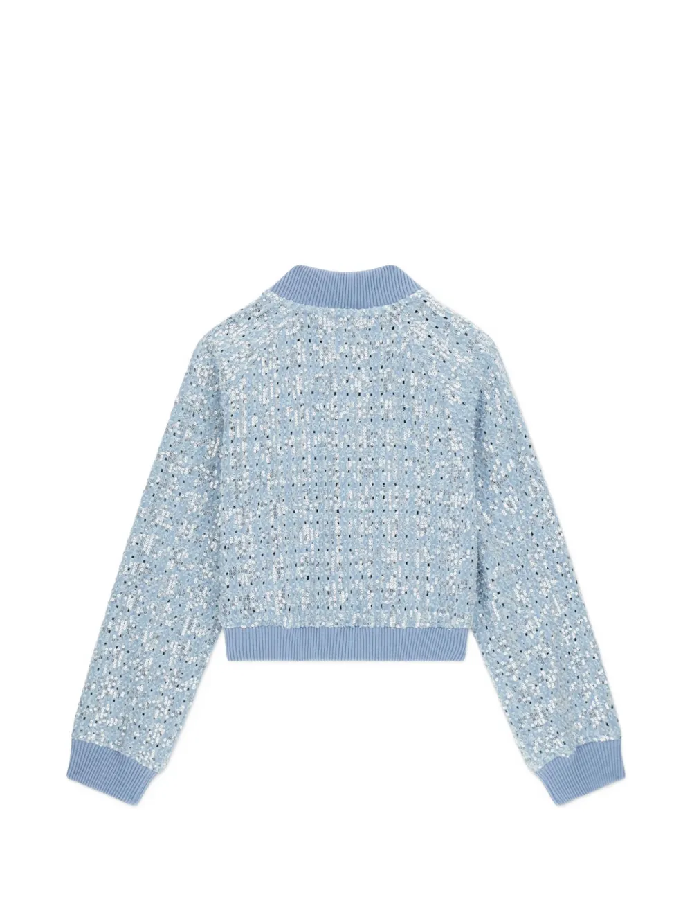  Guess Kids Sequin-embellished Bomber Jacket - Blue 
