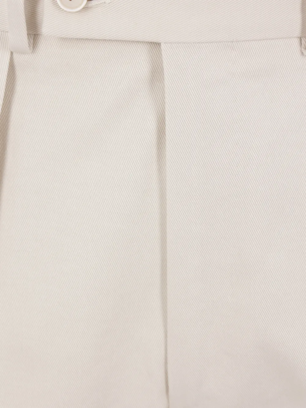 Buttoned Pleated Tailored Trousers