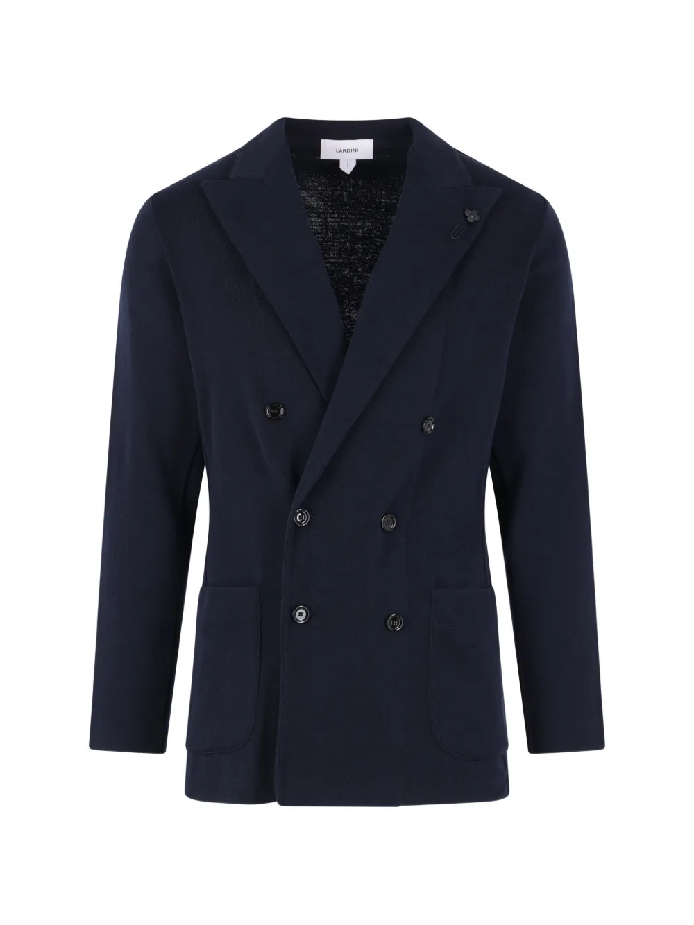 Lardini double-breasted dinner jacket - Nero