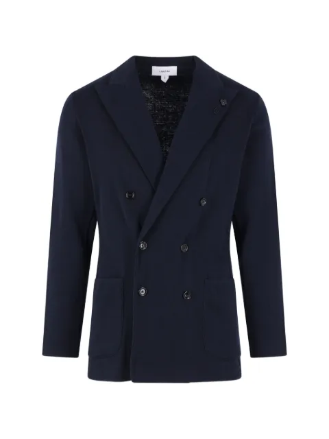 Lardini veste de smoking à boutonnière croisée