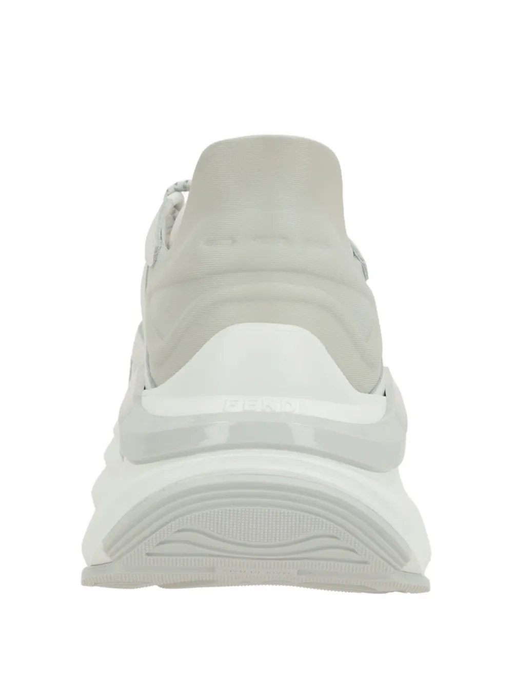 FENDI logo-lettering sneakers Wit