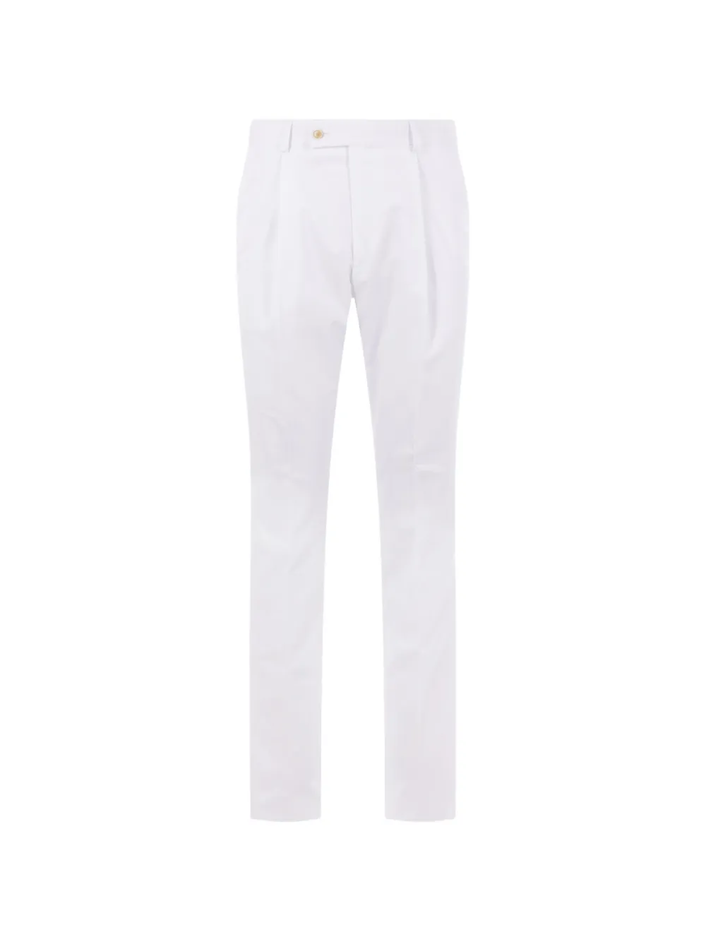 Caruso buttoned straight-leg trousers | White | Image 1