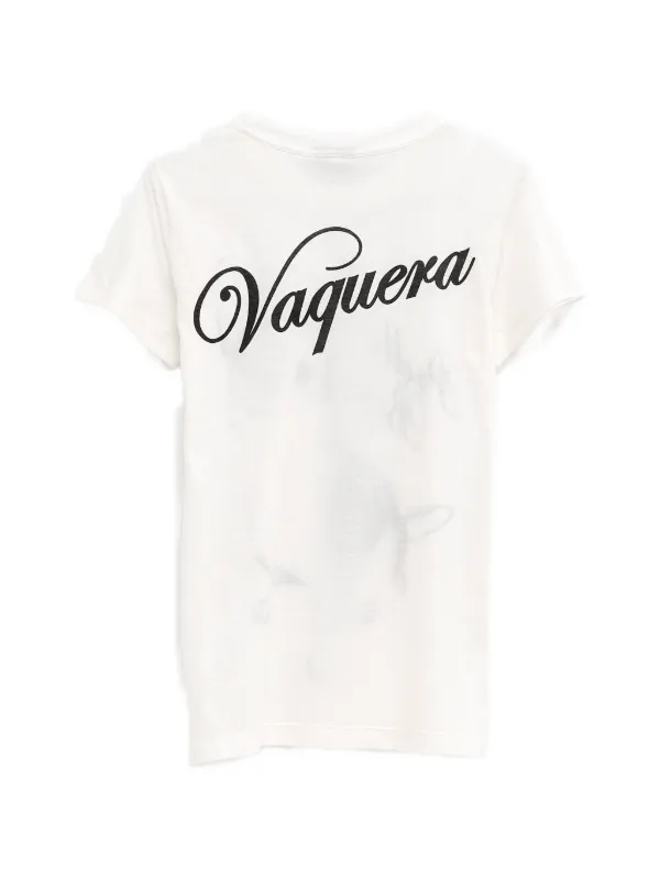 Vaquera graphic-print T-shirt | White | FARFETCH ZA