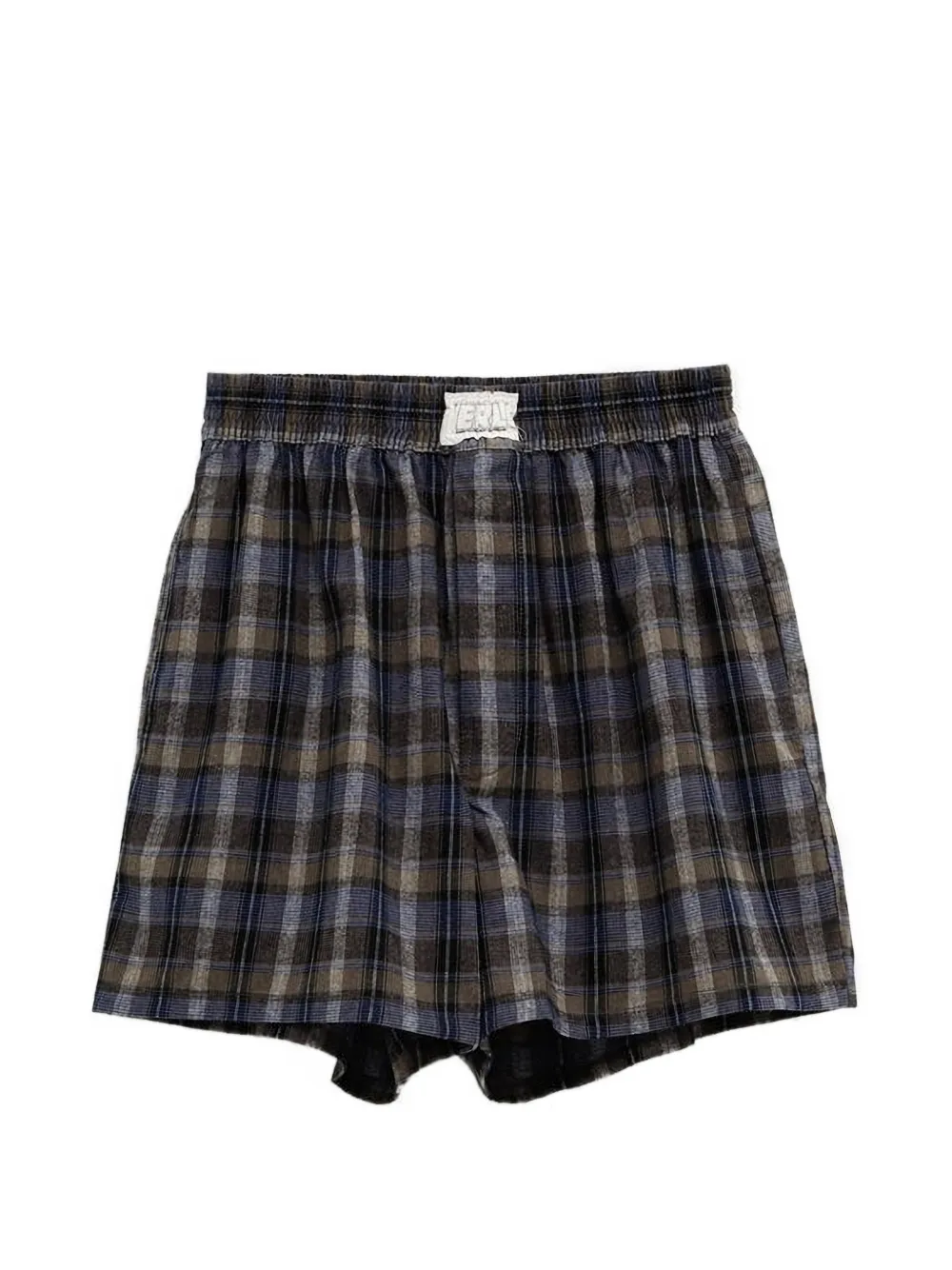 ERL checked boxers - Marrone