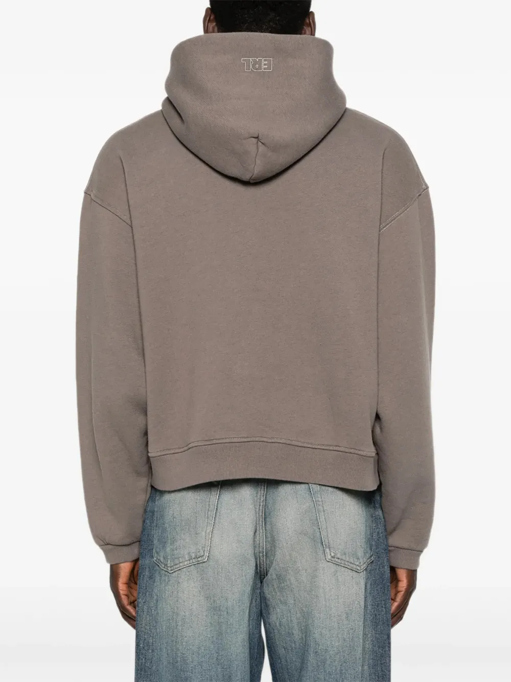 ERL Hoodie met afwerking Bruin
