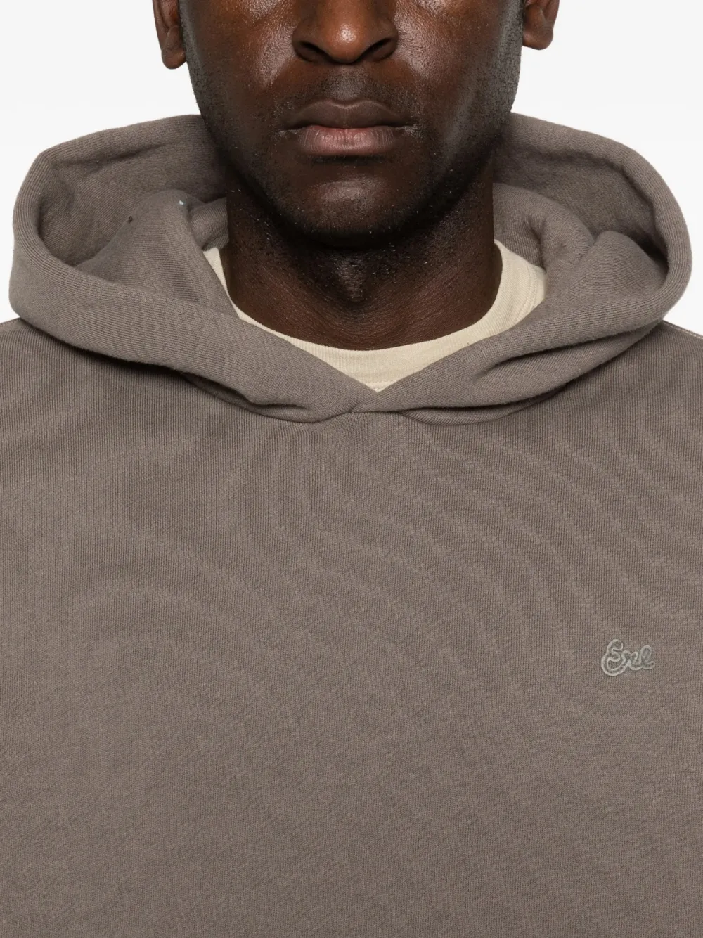 ERL Hoodie met afwerking Bruin