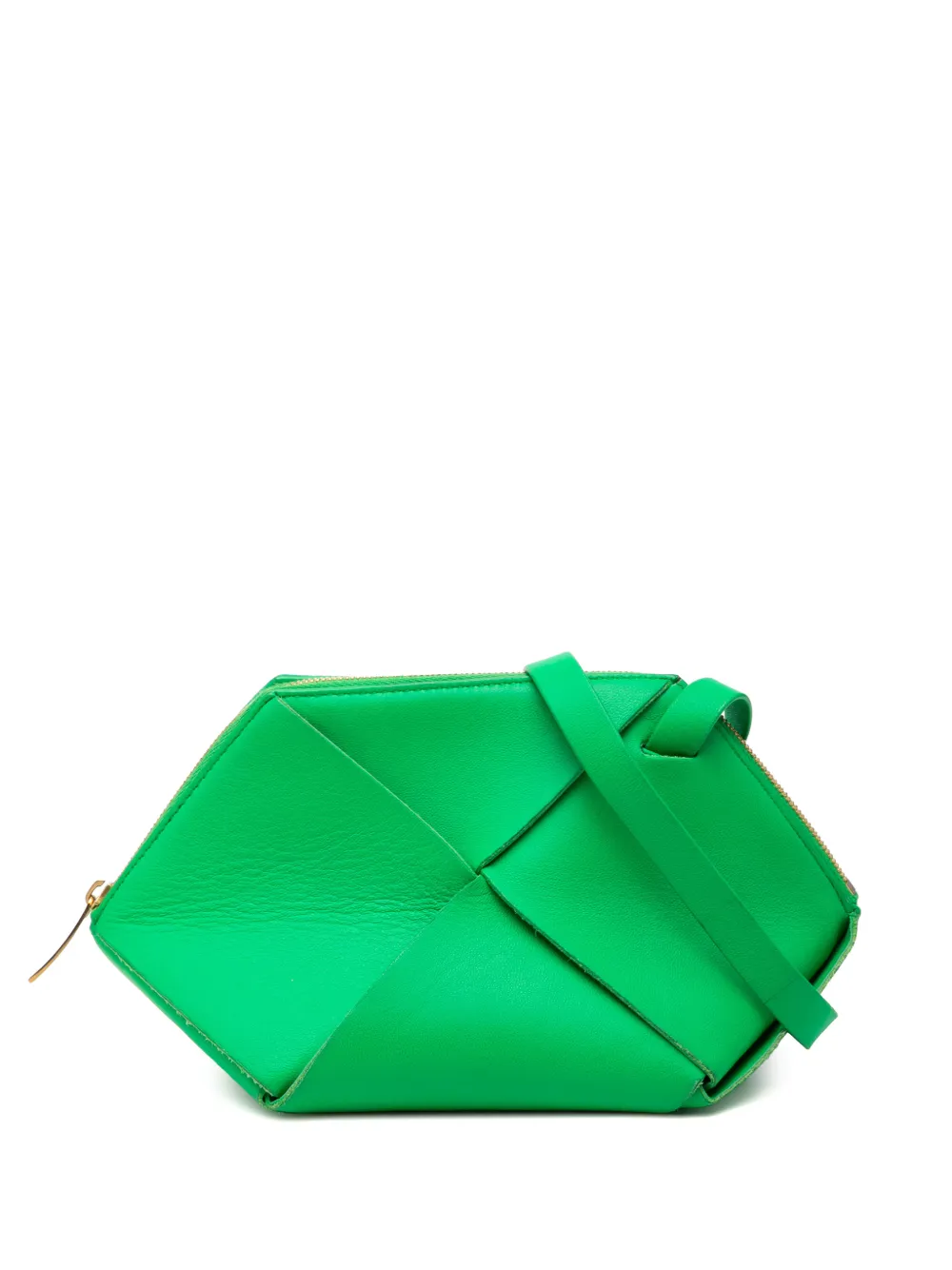 Bottega Veneta Pre-Owned 2010-2025 Mini Nappa Intrecciato Origami crossbody bag - Verde