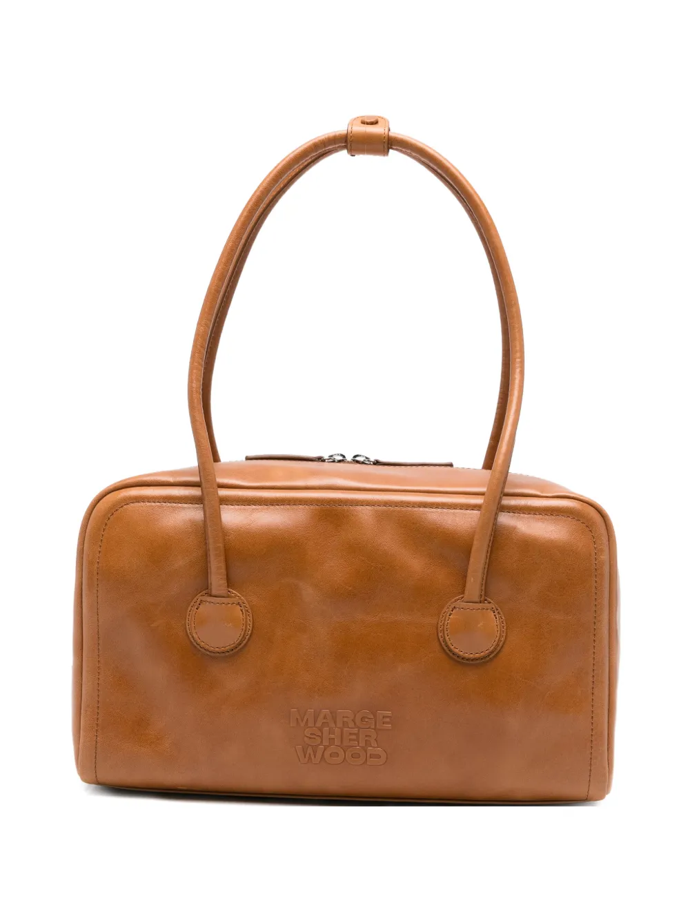 Marge Sherwood top-handle zip tote bag - Toni neutri