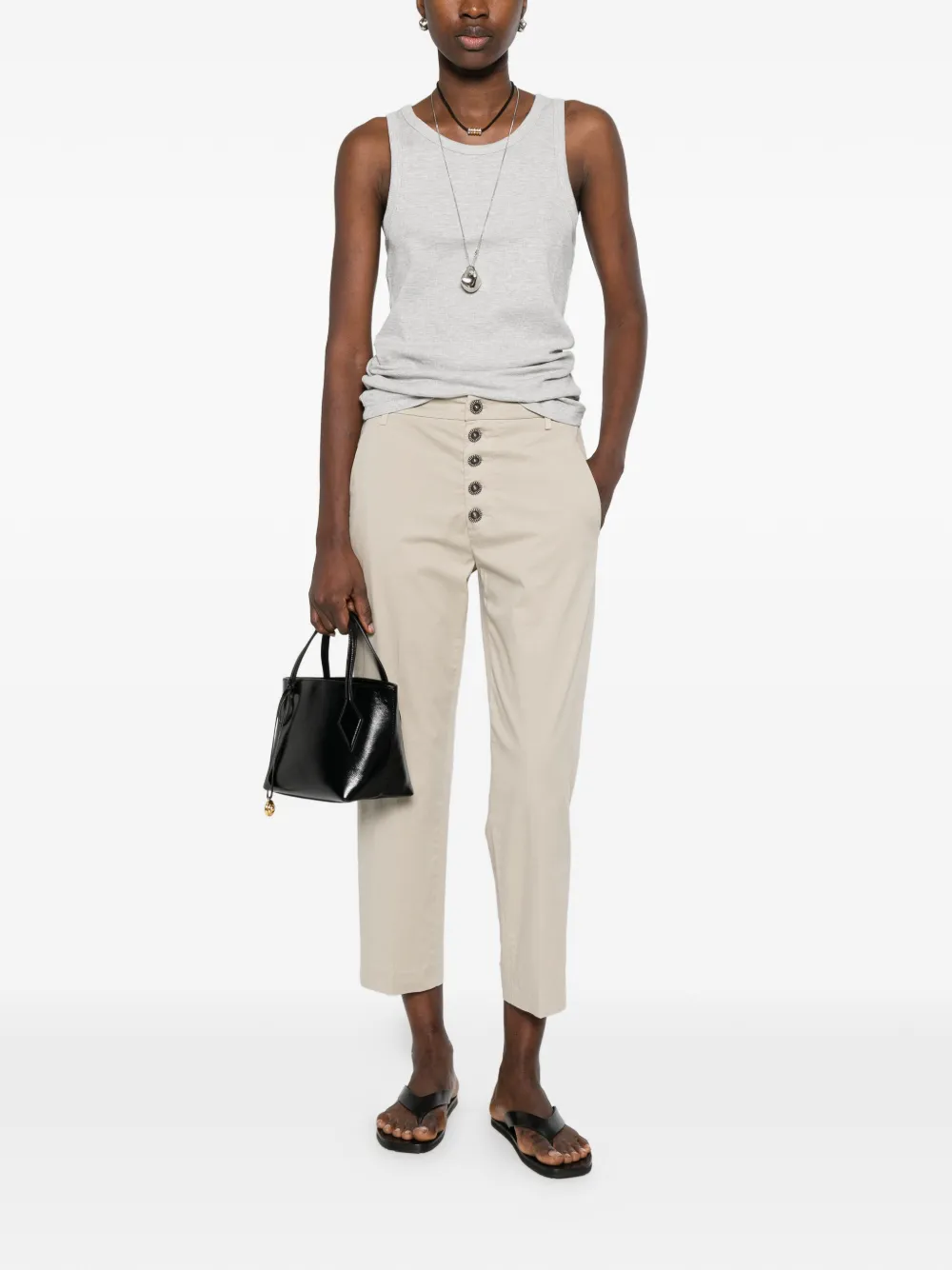  Dondup Buttoned Trousers - Neutrals 