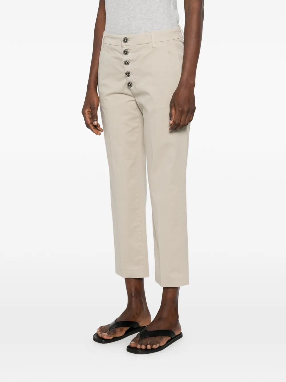  Dondup Buttoned Trousers - Neutrals 
