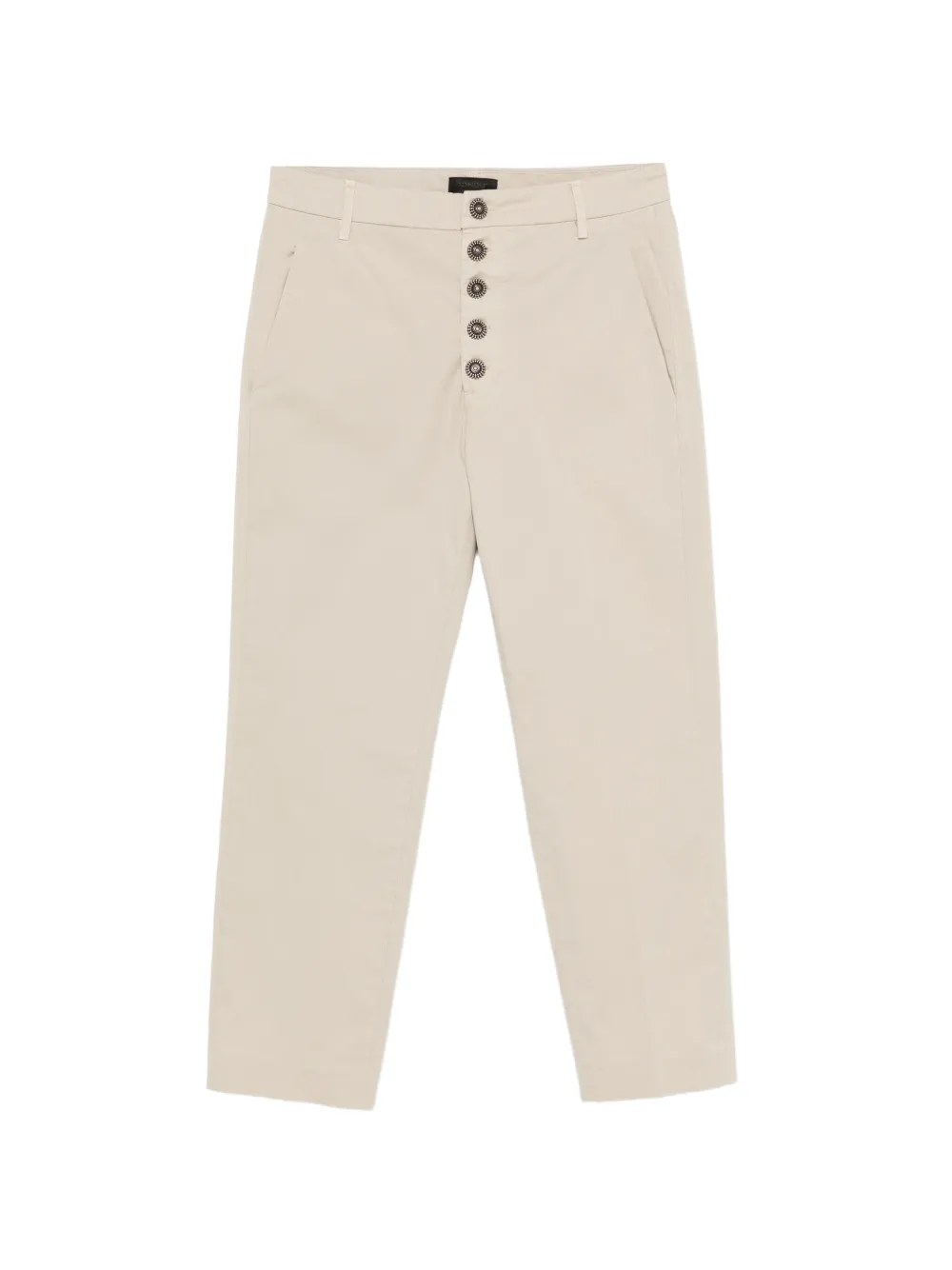 DONDUP buttoned trousers - Toni neutri