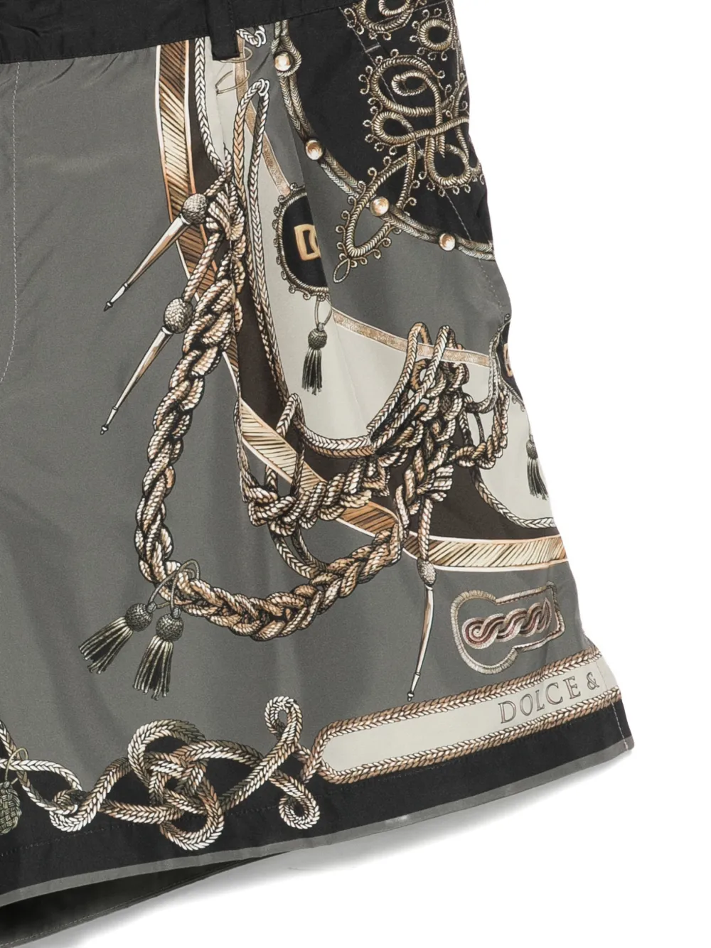 Dolce & Gabbana Zwembroek met grafische print Groen