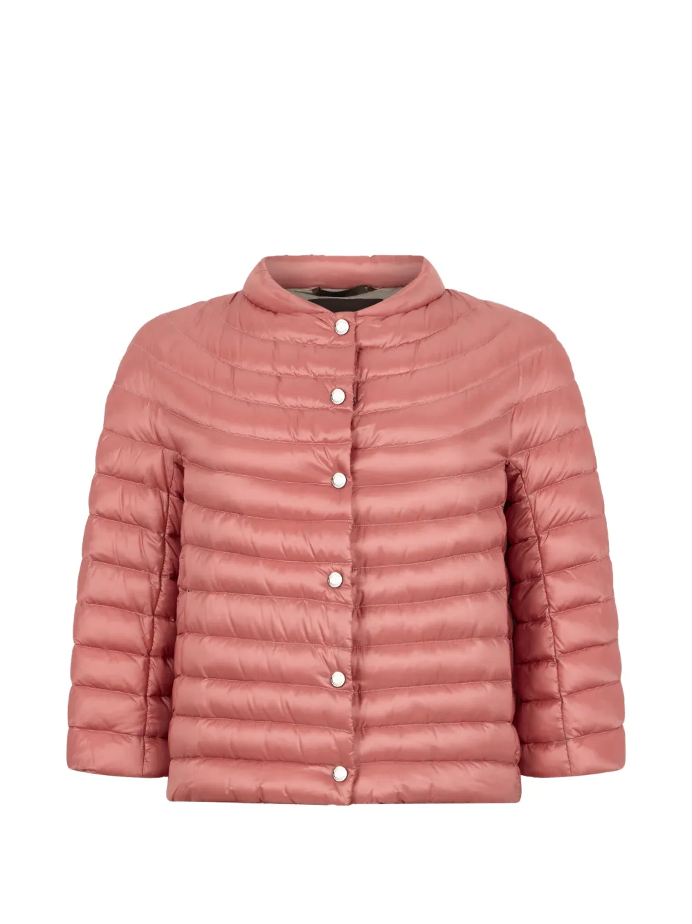 Moorer padded button puffer jacket - Rosa