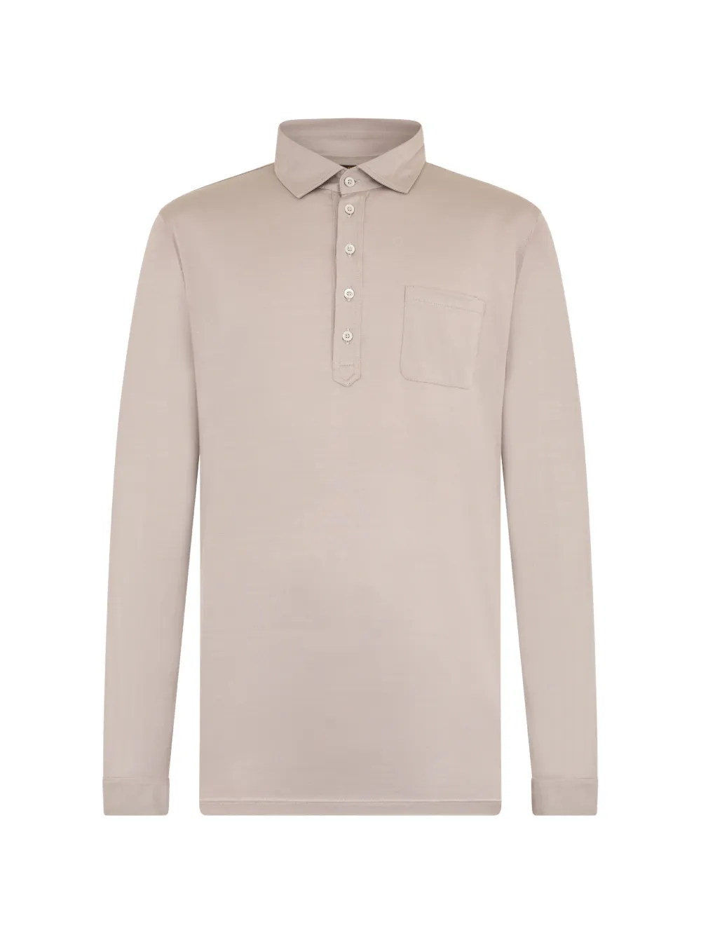 Moorer pocket polo shirt - Toni neutri