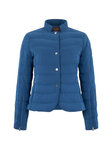 Moorer button quilted jacket