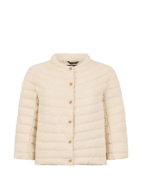 Moorer button padded jacket