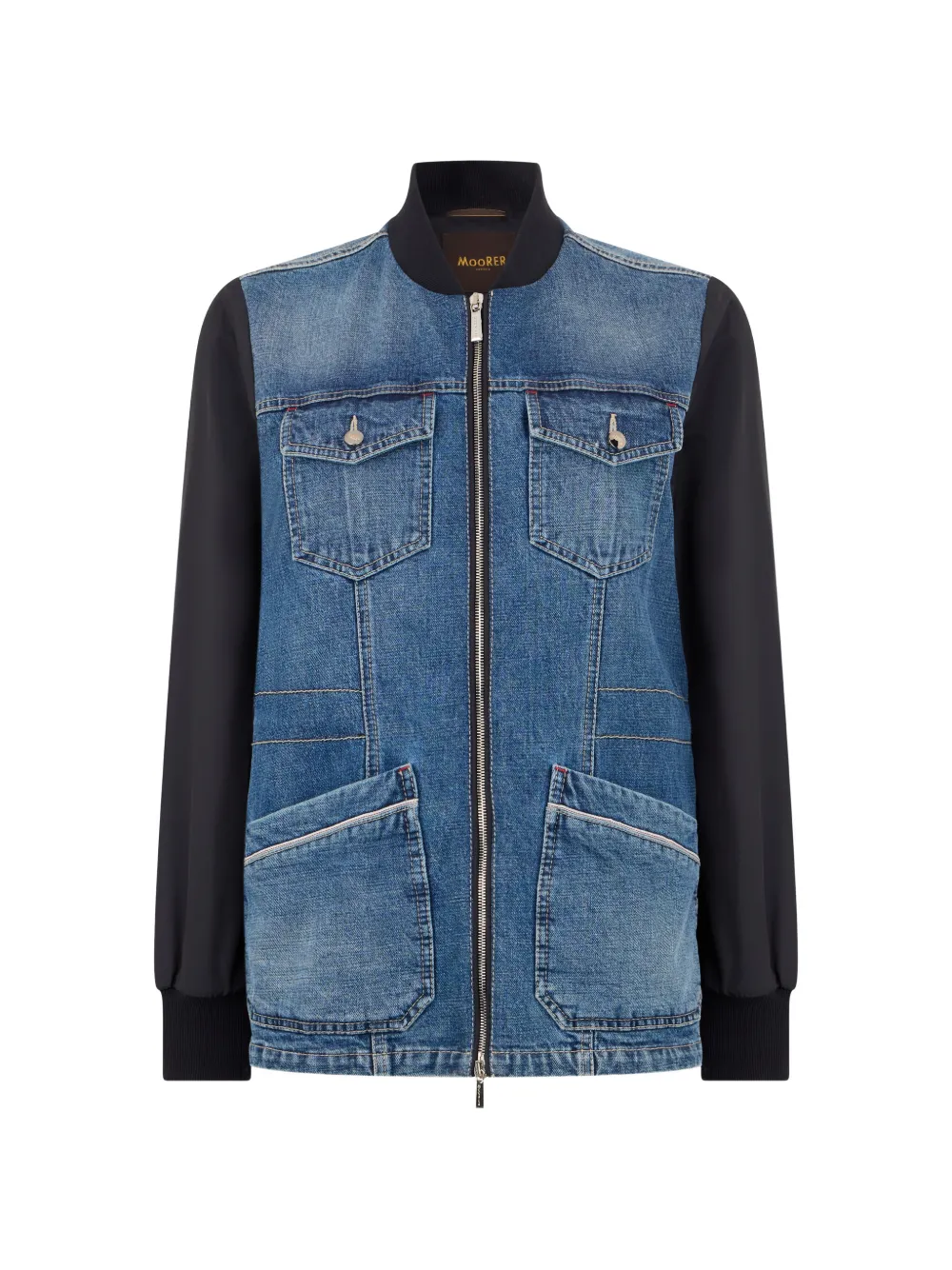 Moorer Laurie panelled jacket - Blu