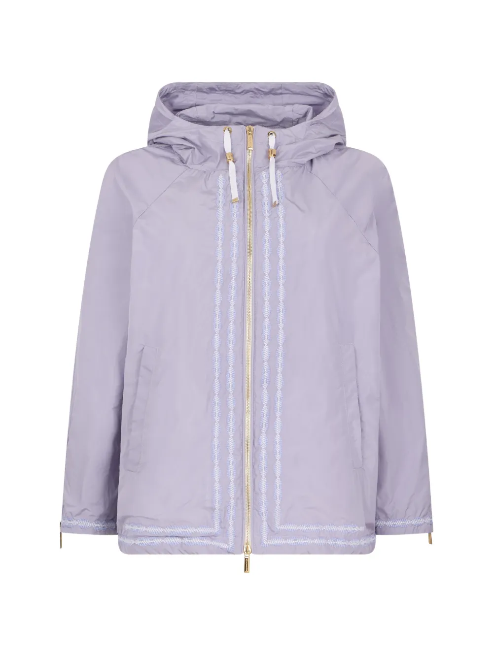 Moorer zip-up hooded jacket - Viola