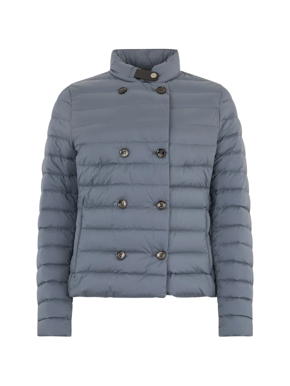 Moorer quilted double-breasted jacket - Grigio