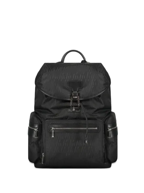 Moorer monogram-pattern backpack