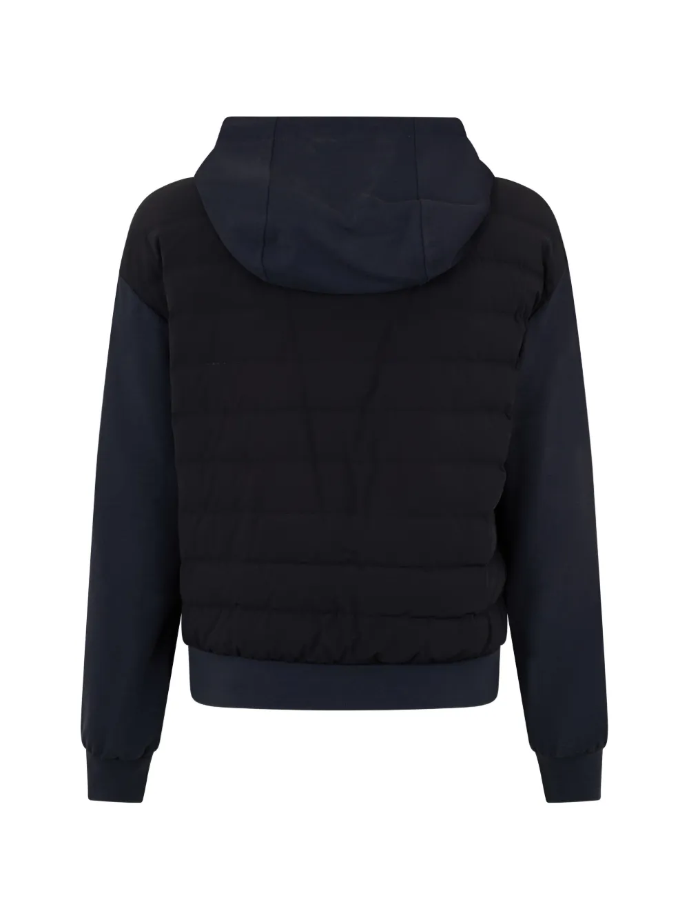  Moorer Quilted-panel Zip Jacket - Black 