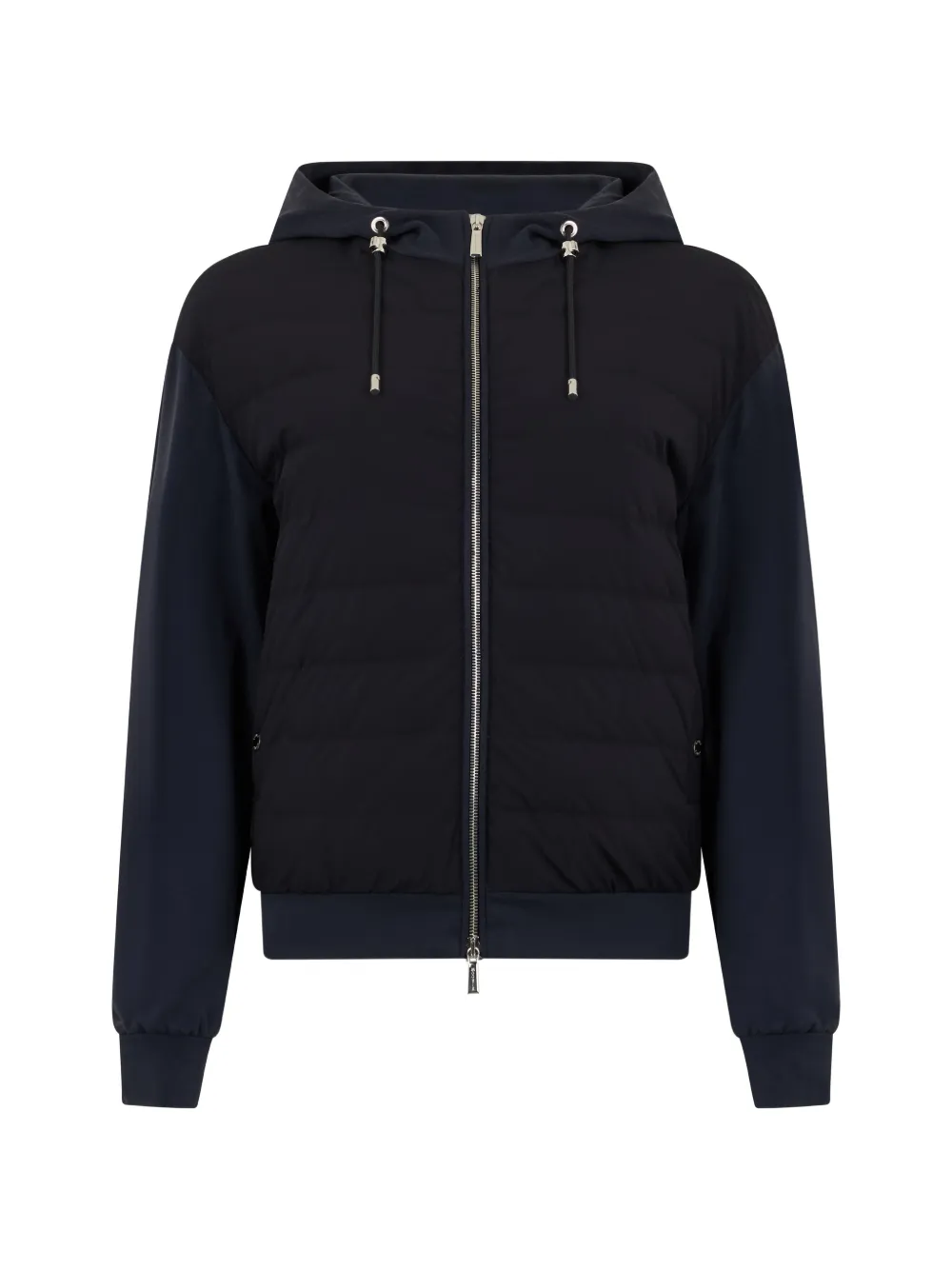 Moorer quilted-panel zip jacket - Nero