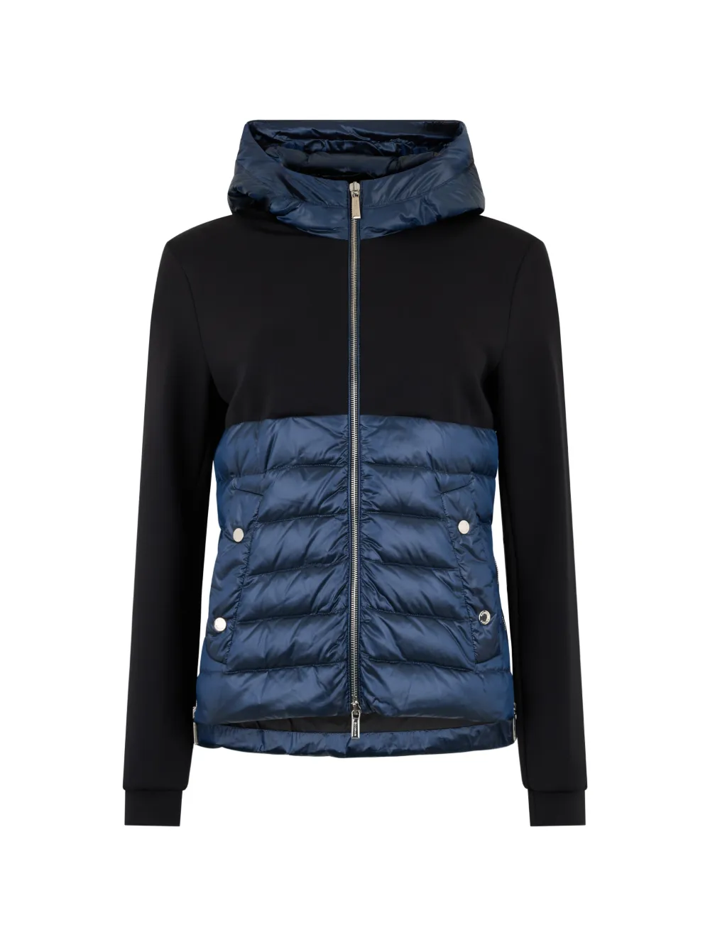 Moorer quilted hooded jacket - Nero